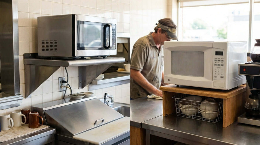 Wall-Mounted vs. Countertop: How to Choose the Right Microwave Shelf