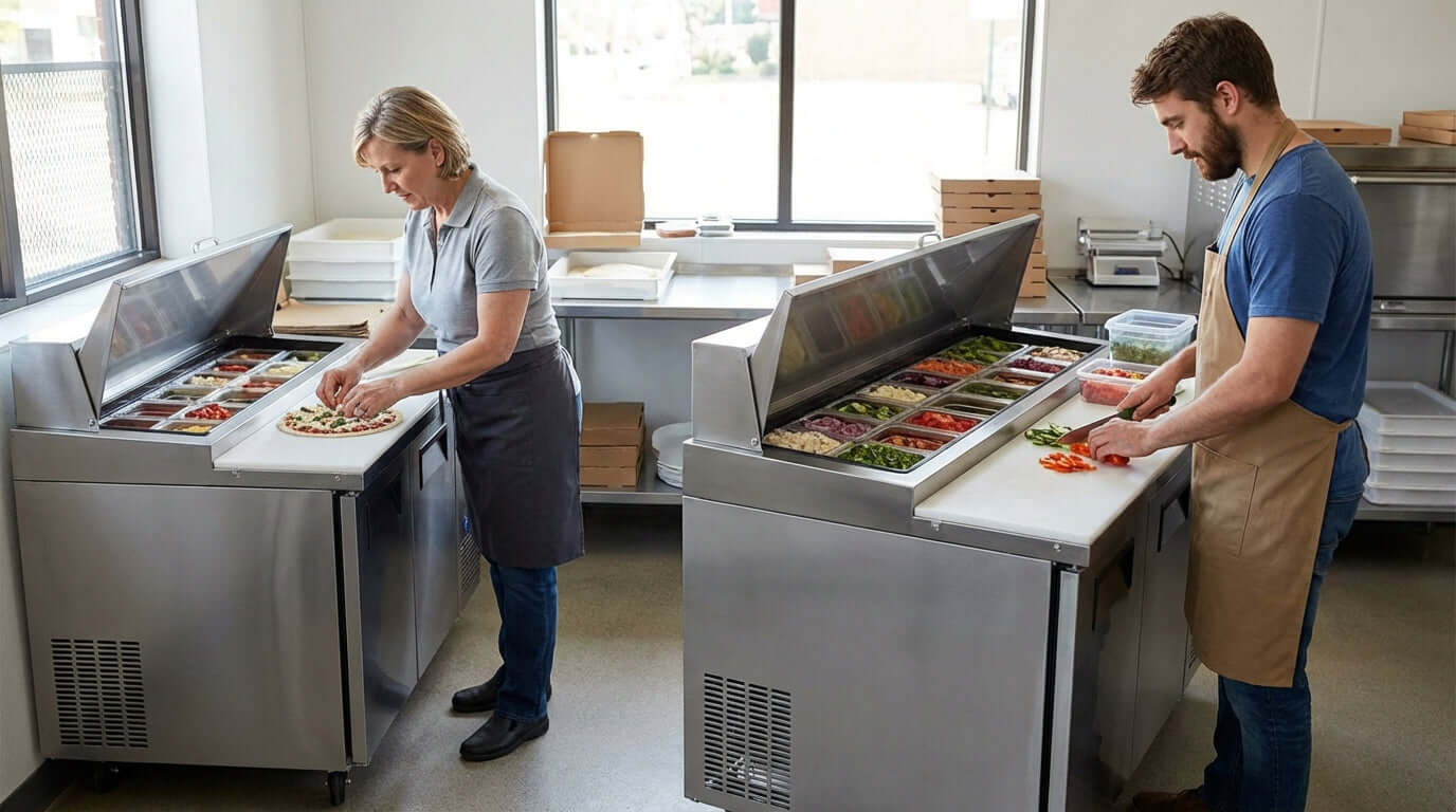 Standard vs. Mega Top Prep Tables: Which is Right for Your Kitchen?