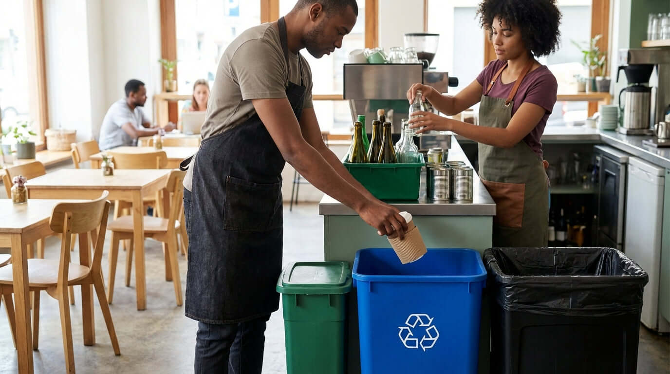 5 Steps to Launch a Successful Recycling Program in Your Cafe