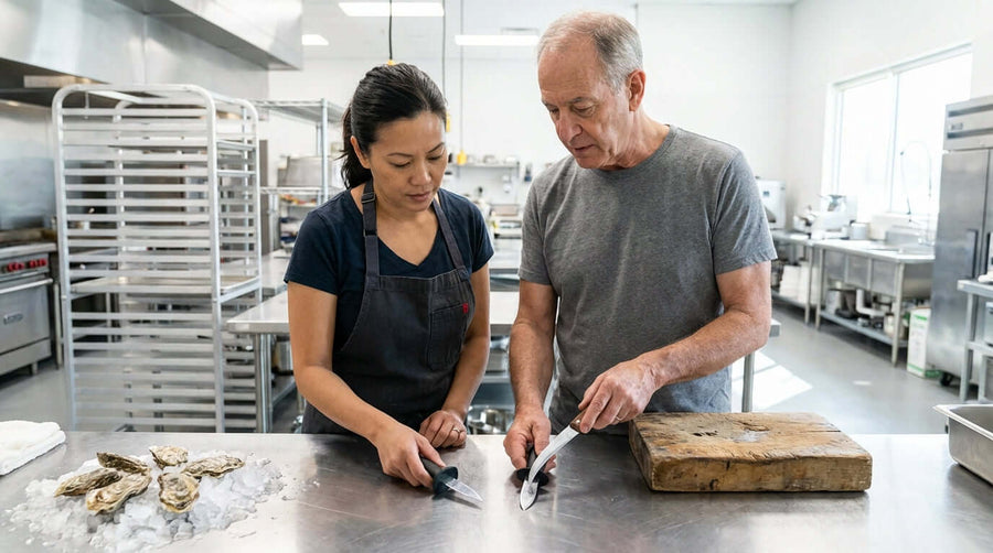 Boston vs. New Haven: How to Choose the Right Oyster Knife for Your Raw Bar