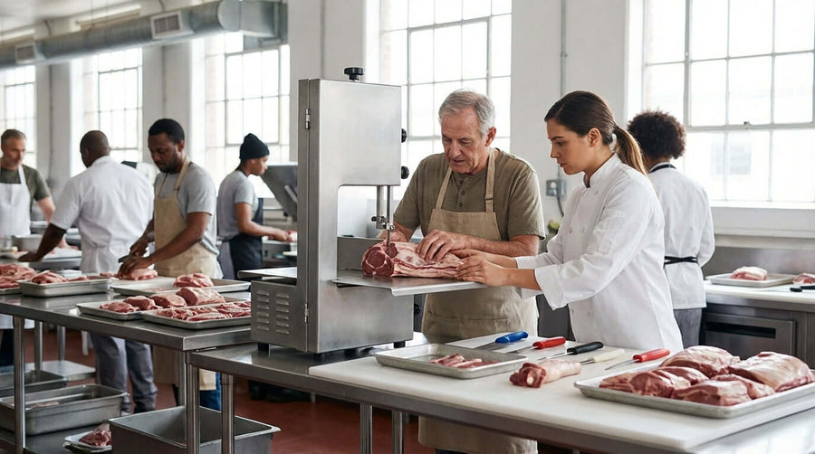 Maximize ROI: How a Countertop Band Saw Boosts Butcher Shop Profits