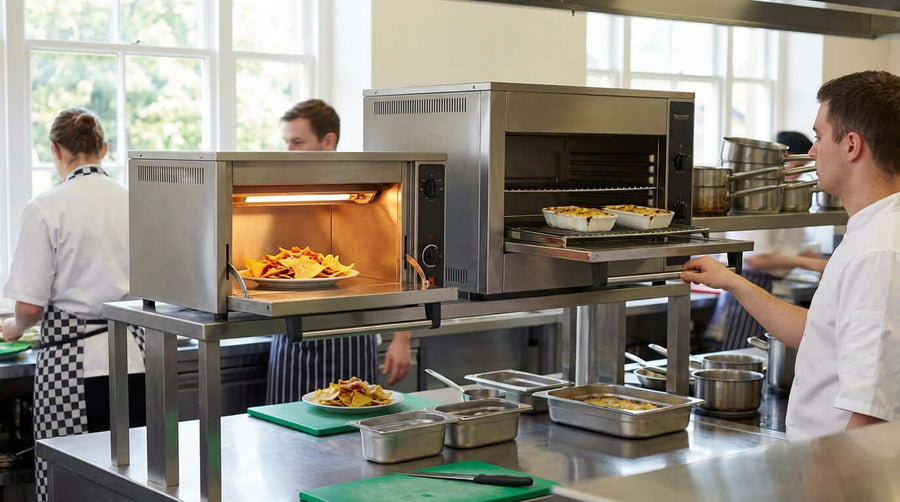 Cheese Melter vs. Salamander Broiler: Which is Right for Your Kitchen?