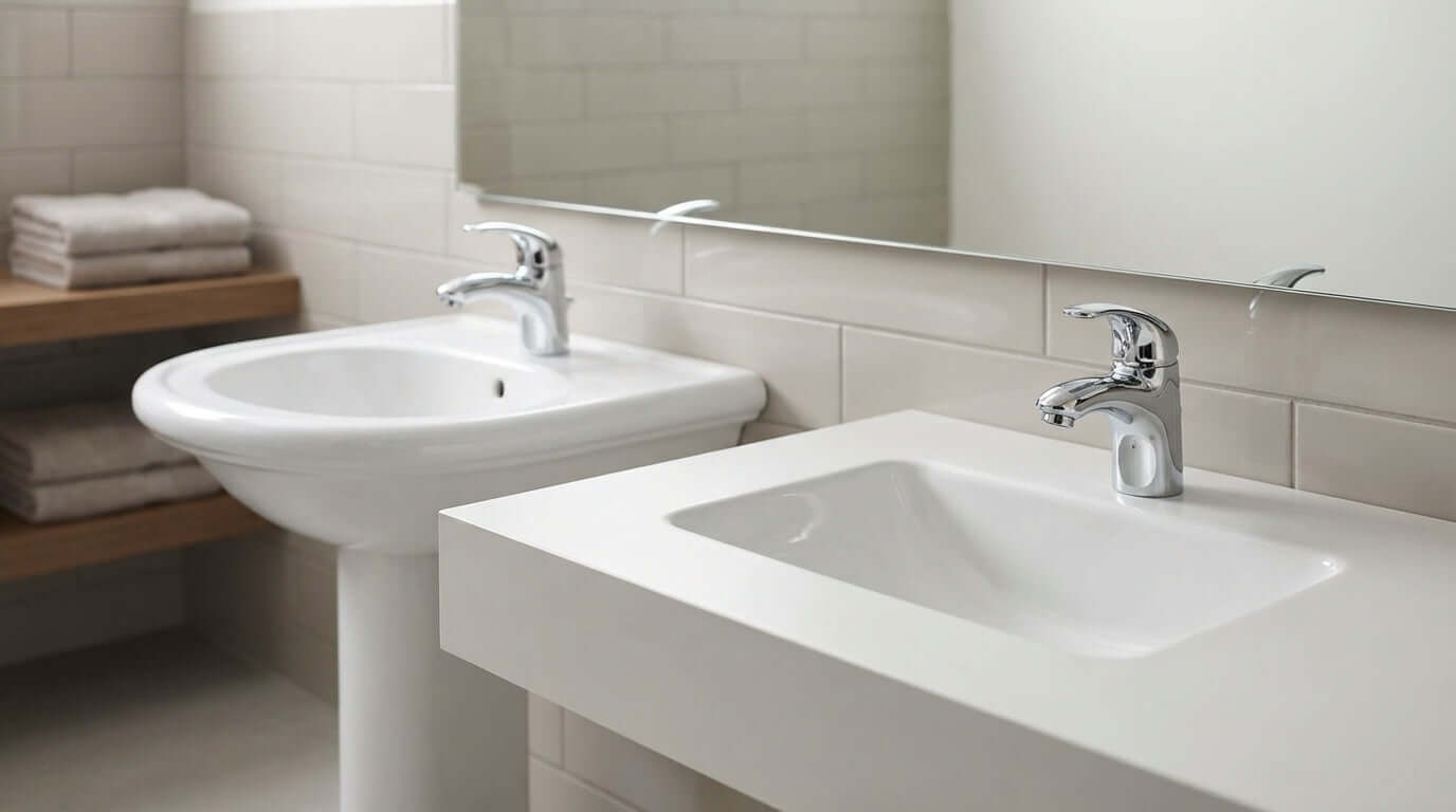 Material Matters: Choosing Between Porcelain and Vitreous China for Your Sink