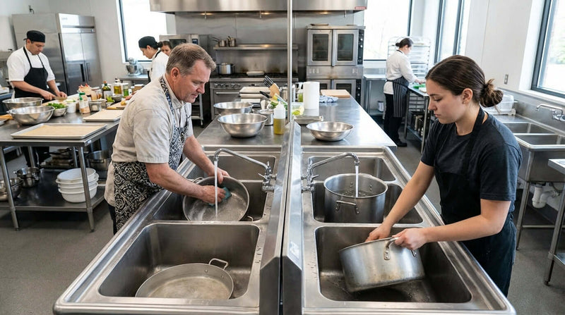 Êtes-vous conforme au code de santé? Le rôle critique d’un évier à 4 compartiments