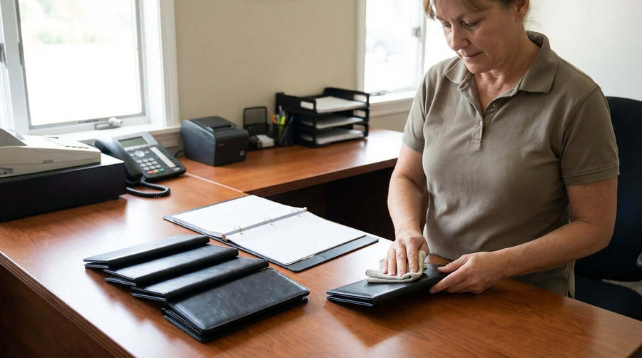 Keeping it Professional: The Ultimate Guide to Cleaning and Maintaining Your Check Holders