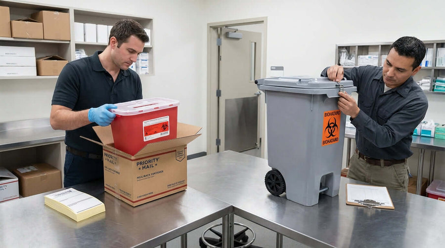 Mail-Back vs. Pickup: Choosing the Right Sharps Disposal Service for Your Business.