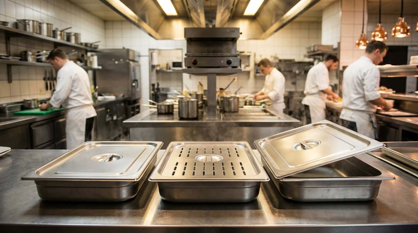 Solid, Slotted, or Hinged? A Complete Guide to Choosing the Right Steam Table Pan Cover