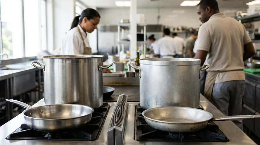 Stainless Steel vs. Aluminum: Choosing the Best Cookware for Your Commercial Kitchen