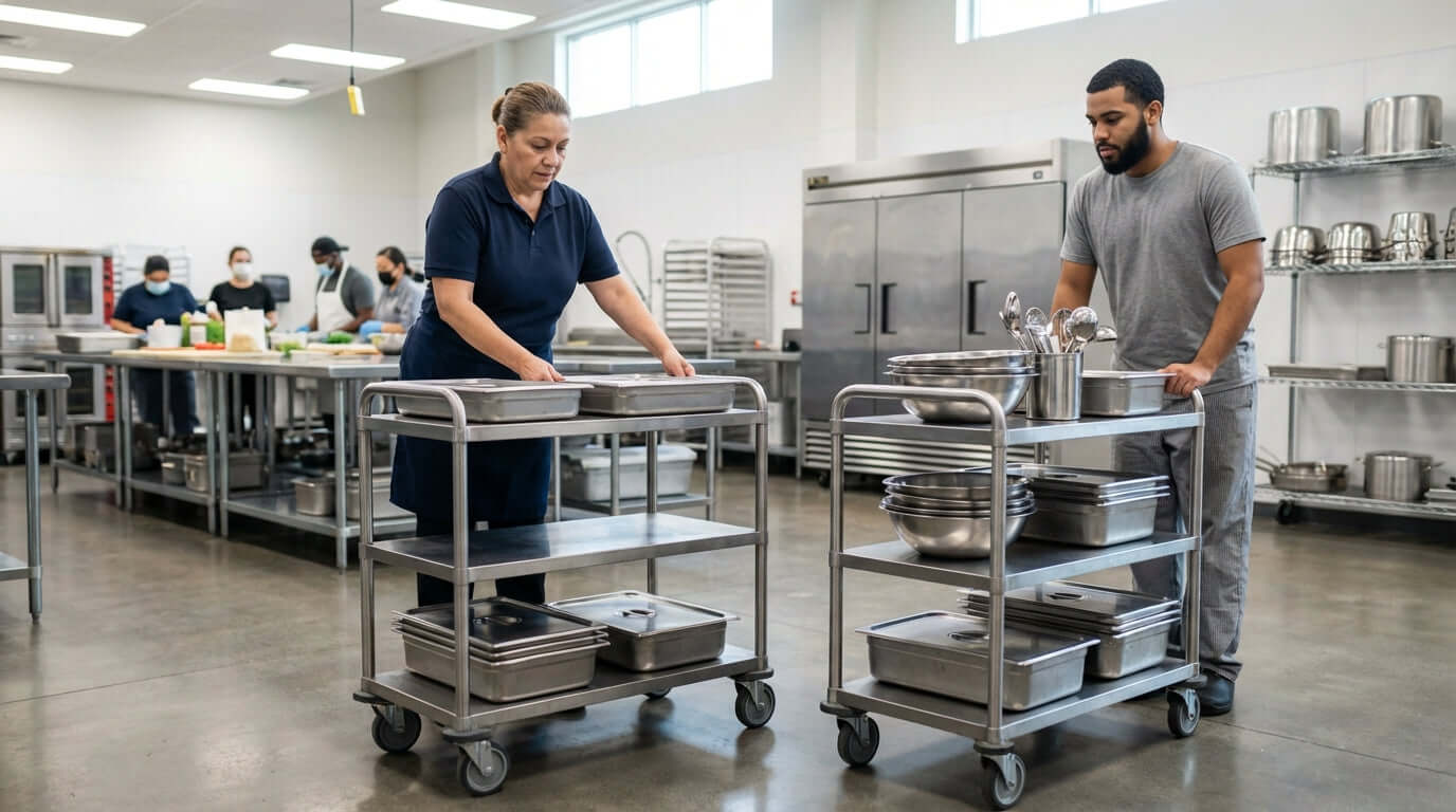 Why Every Catering Business Needs a Fleet of Versatile Utility Carts