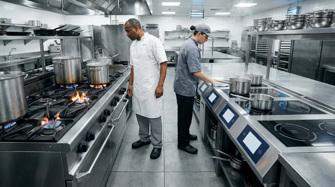 Gas vs. Induction: Which is the Heavyweight Champion for Your Commercial Kitchen?