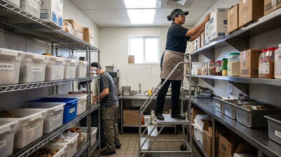 Maximizing Your Backroom: How the Right Ladder Can Revolutionize Your Inventory Management