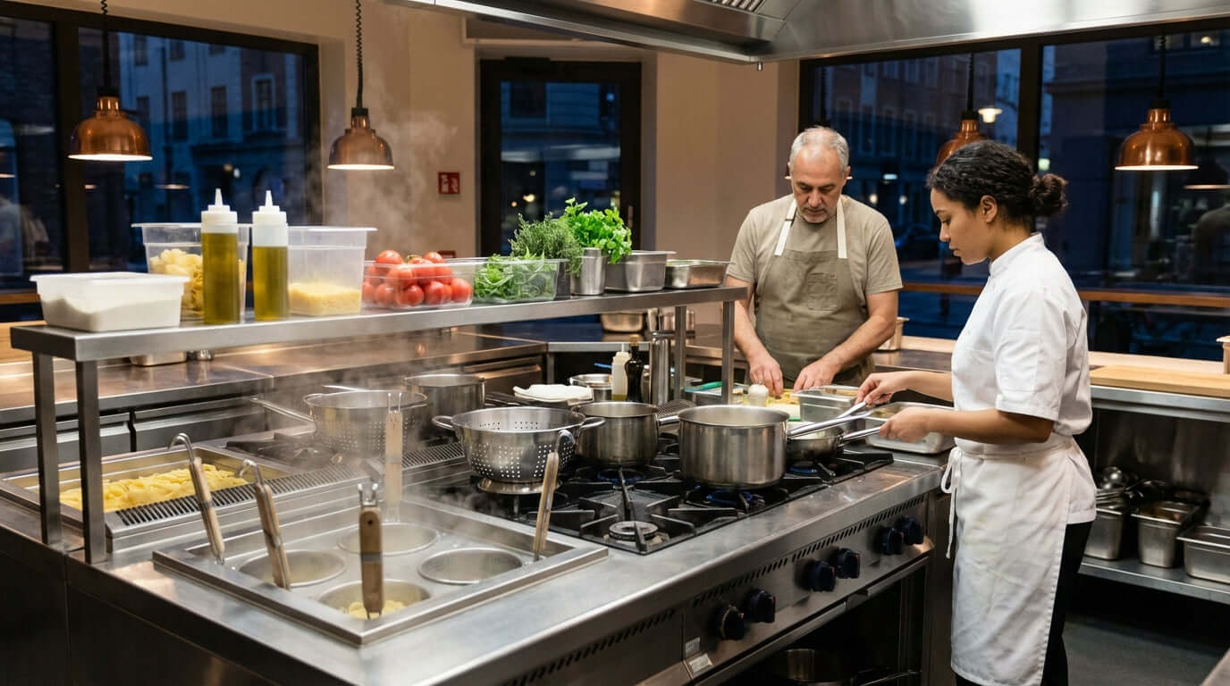 From Bottleneck to Powerhouse: How to Set Up the Perfect Pasta Station