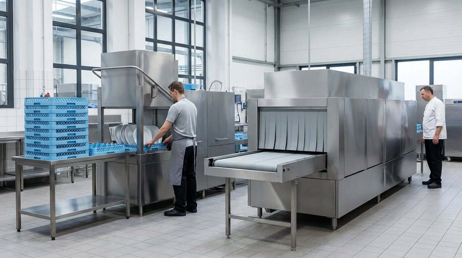 Rack vs. Flight-Type: Choosing the Right Conveyor Dishwasher for Your Business