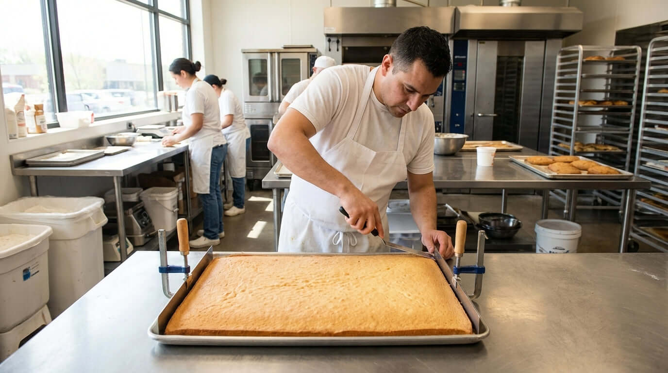 Pro Bakers Secret: Achieving Perfectly Straight Edges on Sheet Cakes
