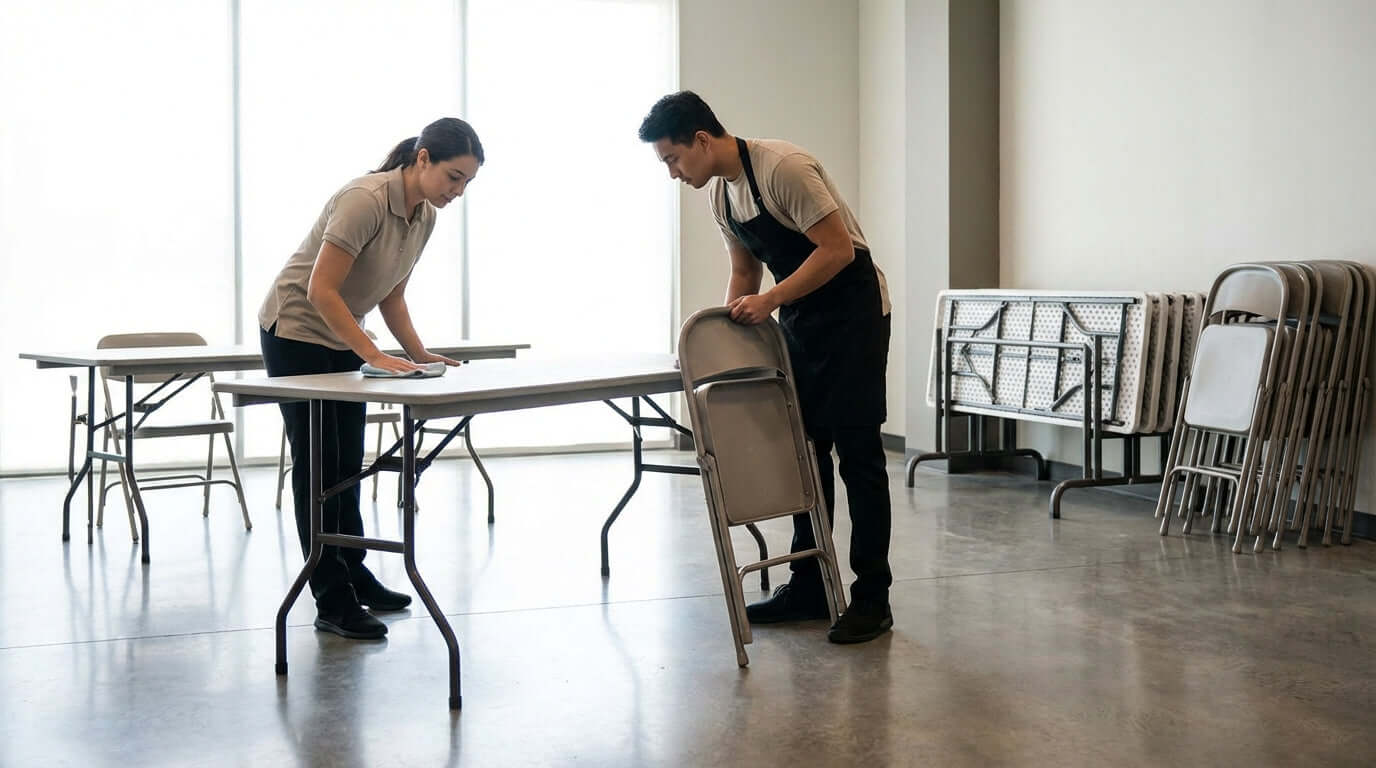 Extend the Life of Your Investment: Care and Maintenance Tips for Commercial Folding Furniture