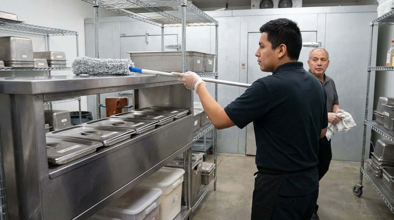 How Proper Dusting Prevents Cross-Contamination in Food Service Areas
