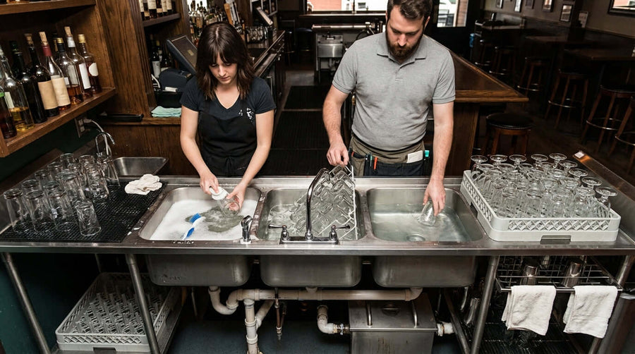 Wash, Rinse, Sanitize: Mastering Bar Workflow with a 3-Compartment Sink