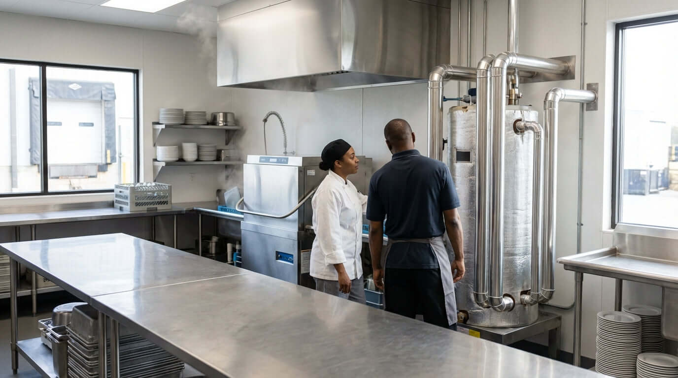 Sanitation Showdown: Why Your Commercial Dishwasher Needs a Booster Heater