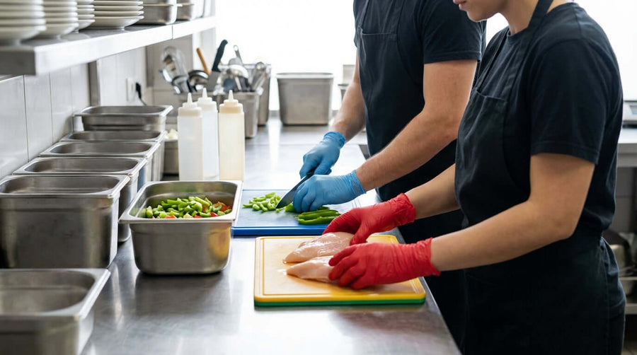 How Color-Coded Gloves Can Revolutionize Your Kitchens Food Safety