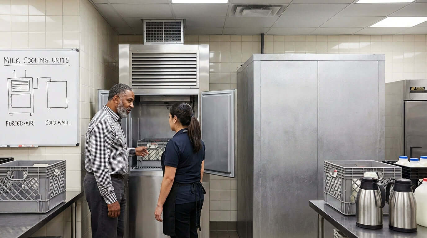 Forced-Air vs. Cold Wall: Which Milk Cooler Technology is Right for Your Business?