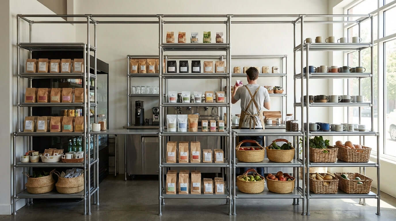 5 Creative Ways to Use Tubular Rack Shelves for Retail Merchandise Displays