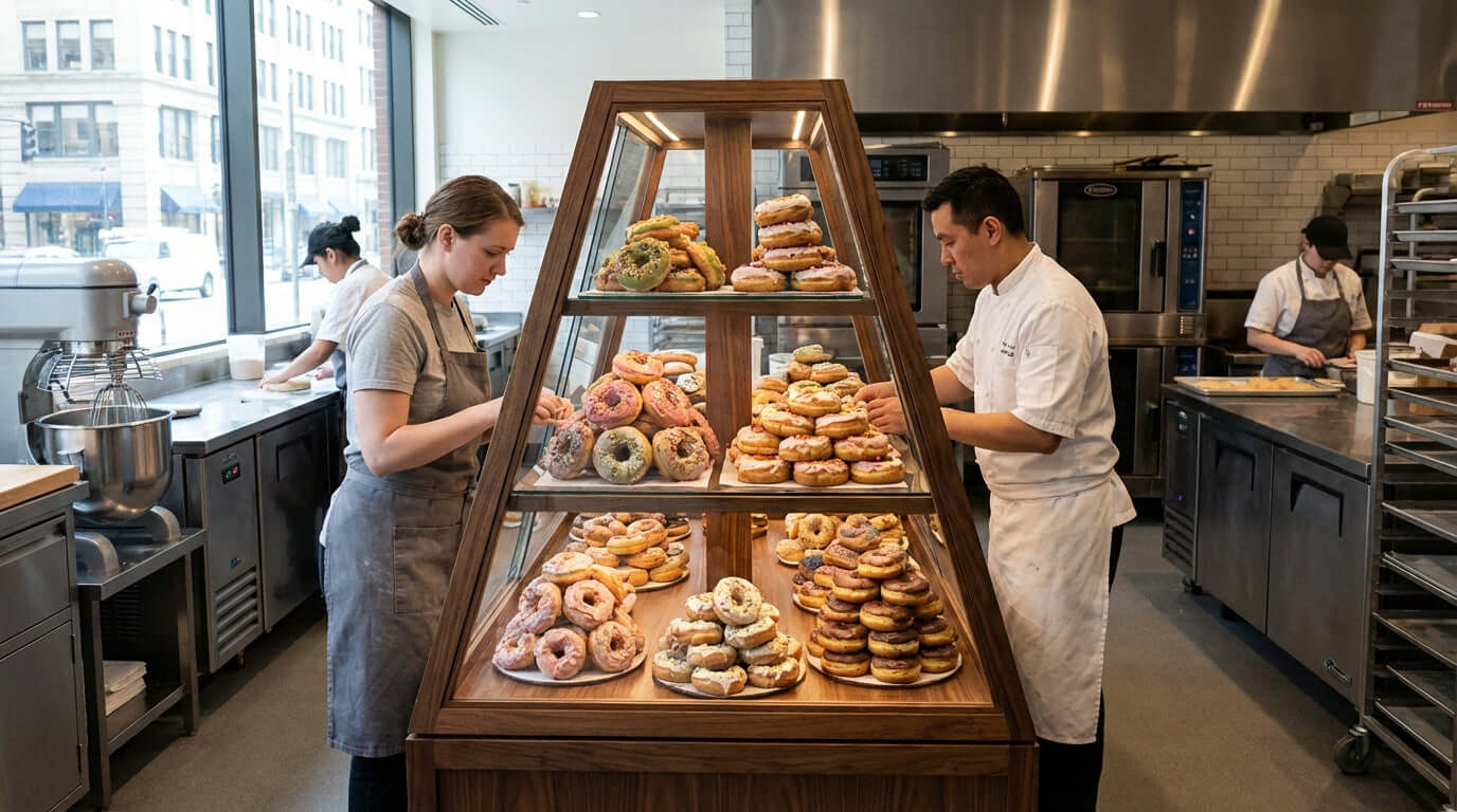 Creative Merchandising: 6 Irresistible Donut Display Ideas for Your Shop