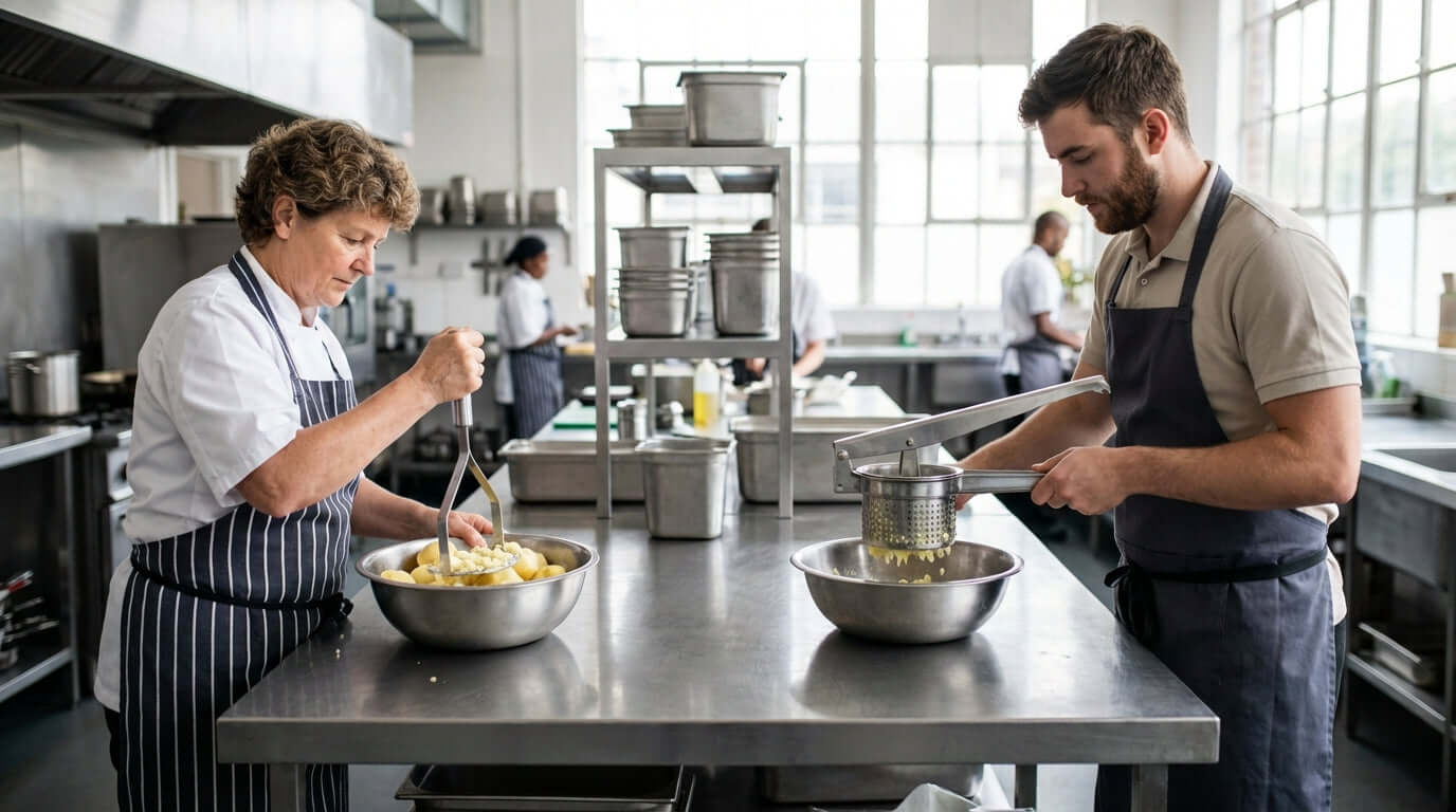 The Great Mash-Up: Potato Masher vs. Ricer – Which is Right for Your Restaurant?