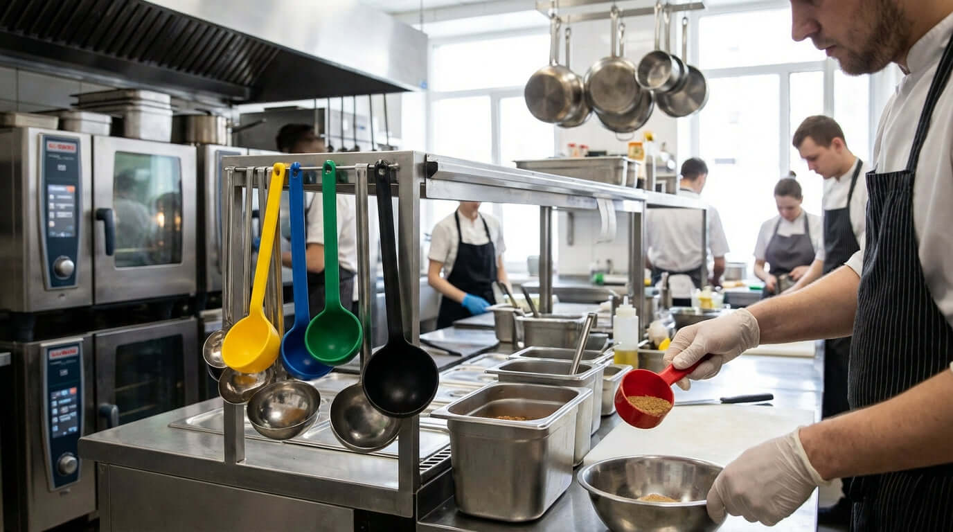 A Guide to Color-Coded Kitchens: Choosing and Implementing the Right Portion Spoons