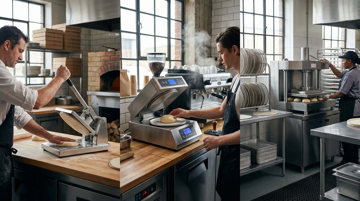 How to Choose the Right Size Pizza Dough Press for Your Kitchen Volume