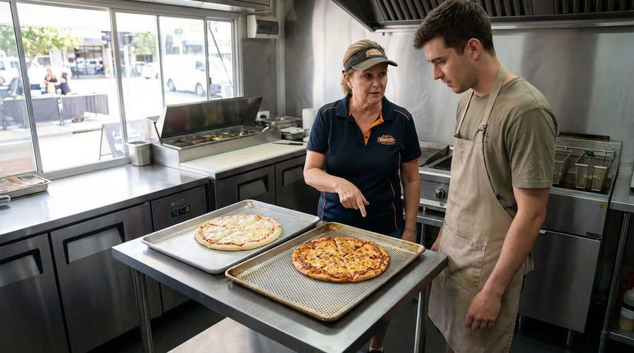 Perforated vs. Solid Trays: Unlocking the Secret to a Crispier Crust