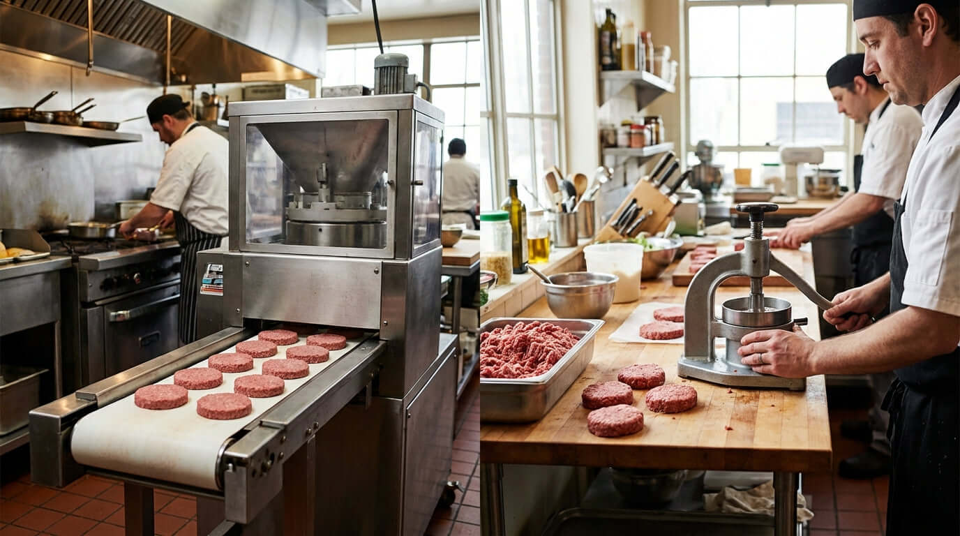 Manual vs. Automatic: Which Commercial Patty Maker is Right for Your Business?