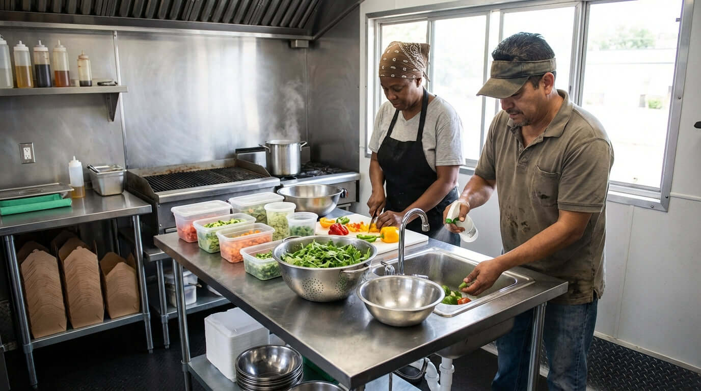 From Prep to Plate: How a Work Table with a Sink Streamlines Kitchen Workflow