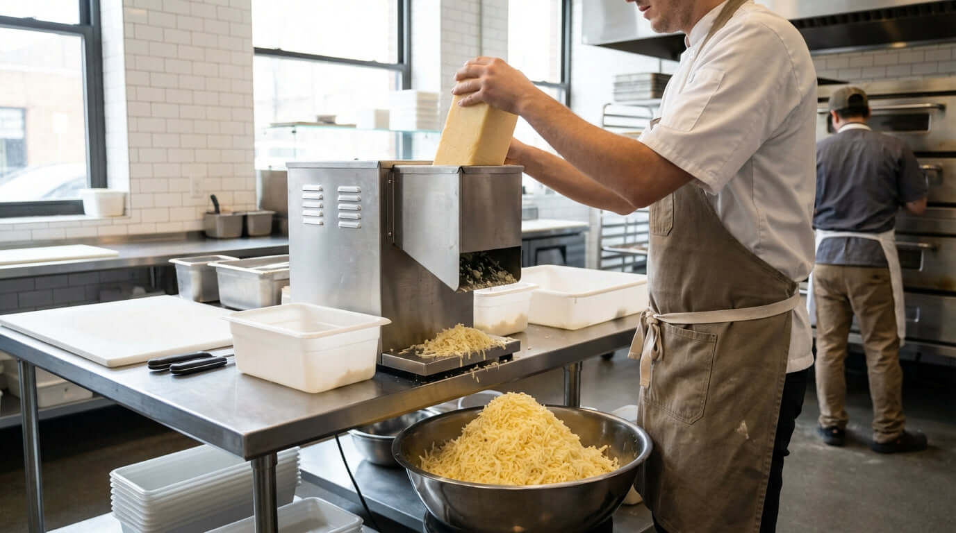 5 Ways an Electric Cheese Shredder Can Drastically Cut Your Kitchens Labor Costs