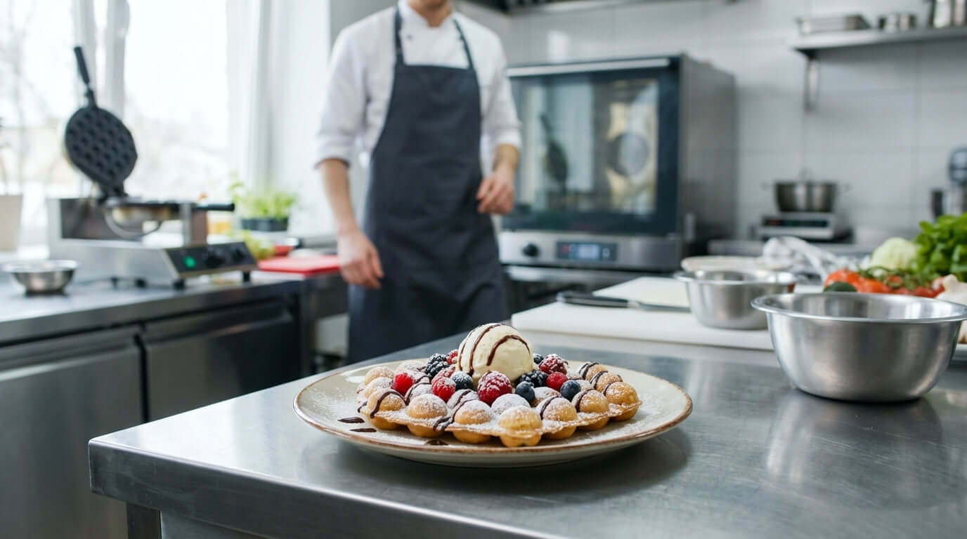Exploiter les tendances : comment les gaufres aux bulles peuvent sucrer votre menu de desserts