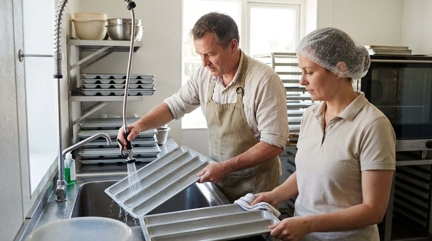 How to Properly Clean and Care for Your Non-Stick Baguette Tray