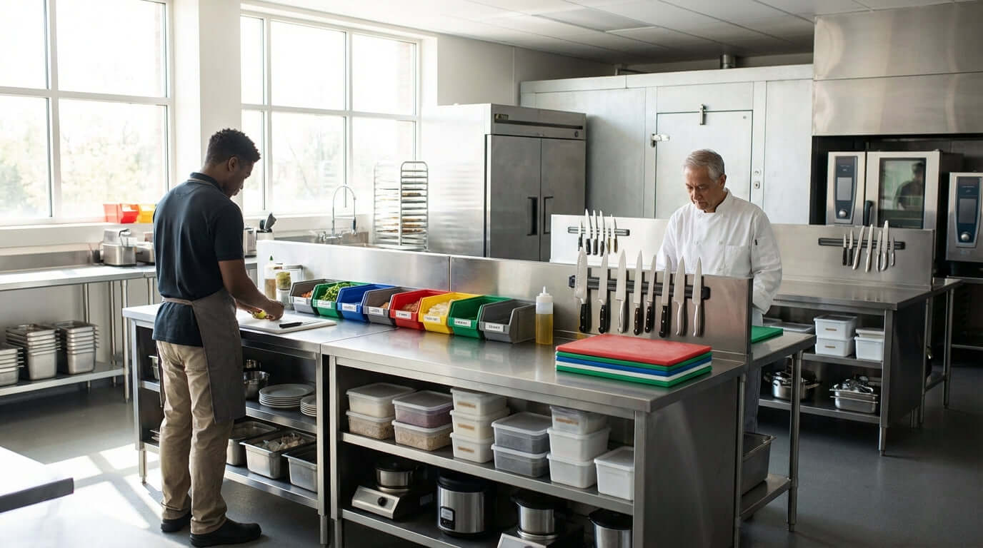 Maximizing Your Workspace: How to Organize Your Commercial Prep Station