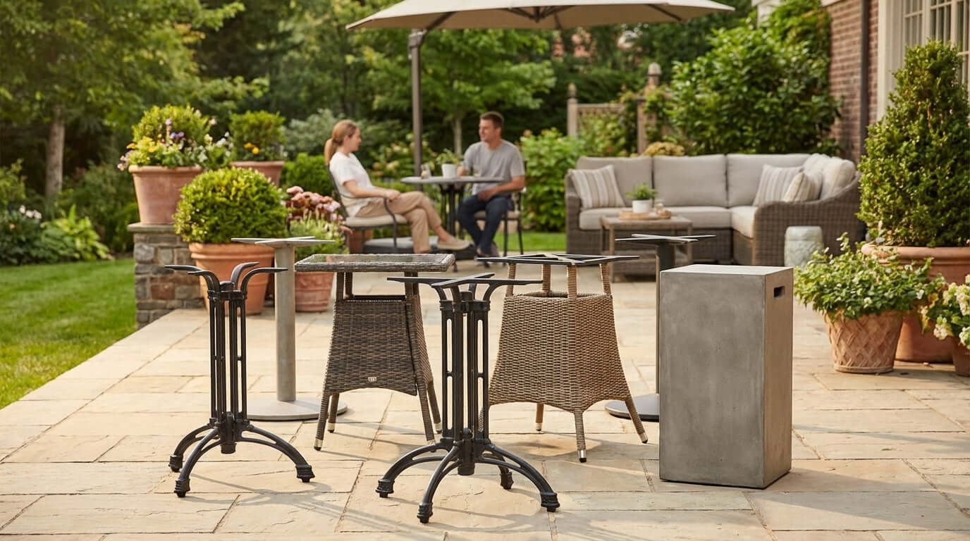 Patio Perfect: Selecting Durable and Weather-Resistant Outdoor Table Bases