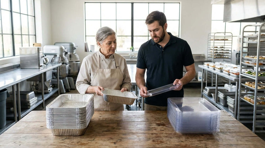 Aluminum vs. Plastic: Choosing the Best Pasta Tray for Your Catering Business