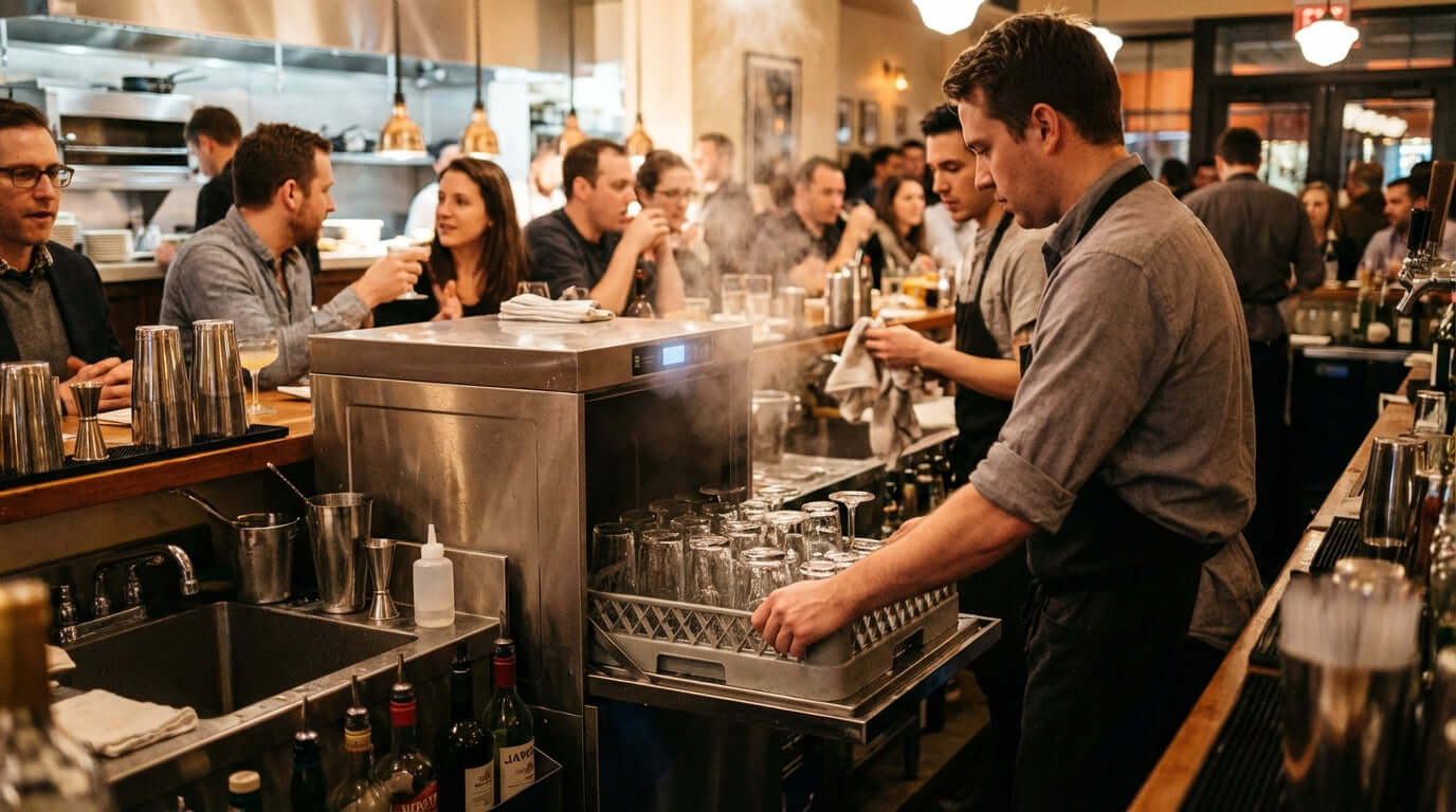 How a Fast Glass Washer Boosts Bar Efficiency and Customer Satisfaction