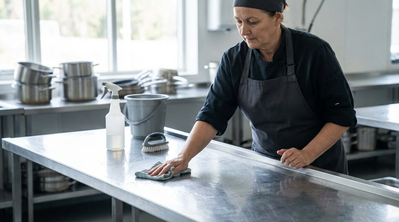 Keeping it Clean: How to Sanitize and Maintain Your Stainless Steel Dishtable