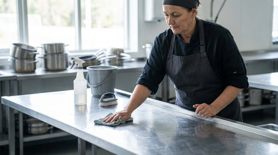 Keeping it Clean: How to Sanitize and Maintain Your Stainless Steel Dishtable