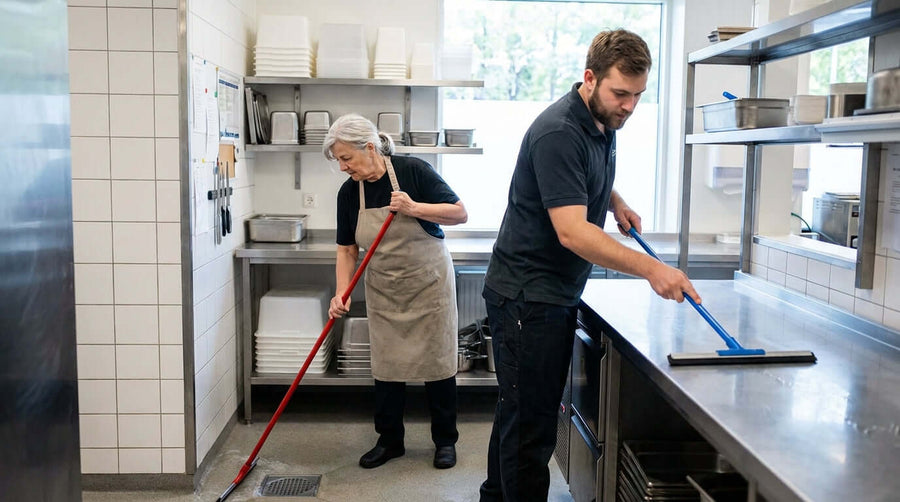 A Cleaner Clean: How Color-Coded Squeegees Prevent Cross-Contamination
