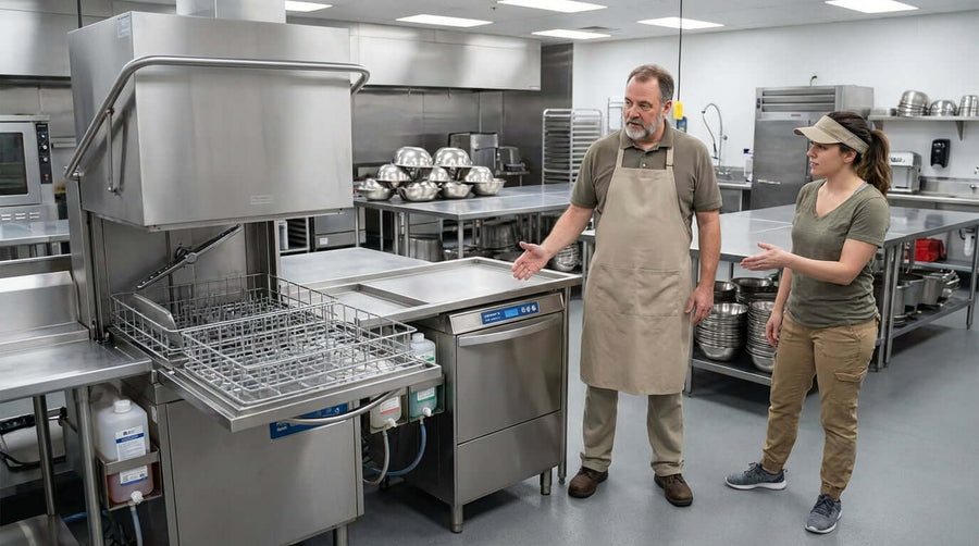 High-Temp vs. Low-Temp Commercial Dishwashers: Which is Right for Your Business?