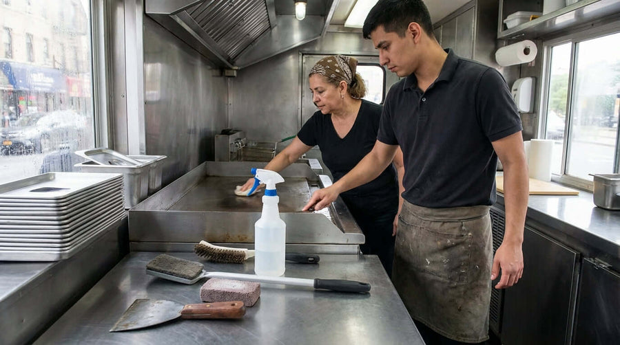 The 5 Must-Have Accessories for a Spotless Flat Top Grill
