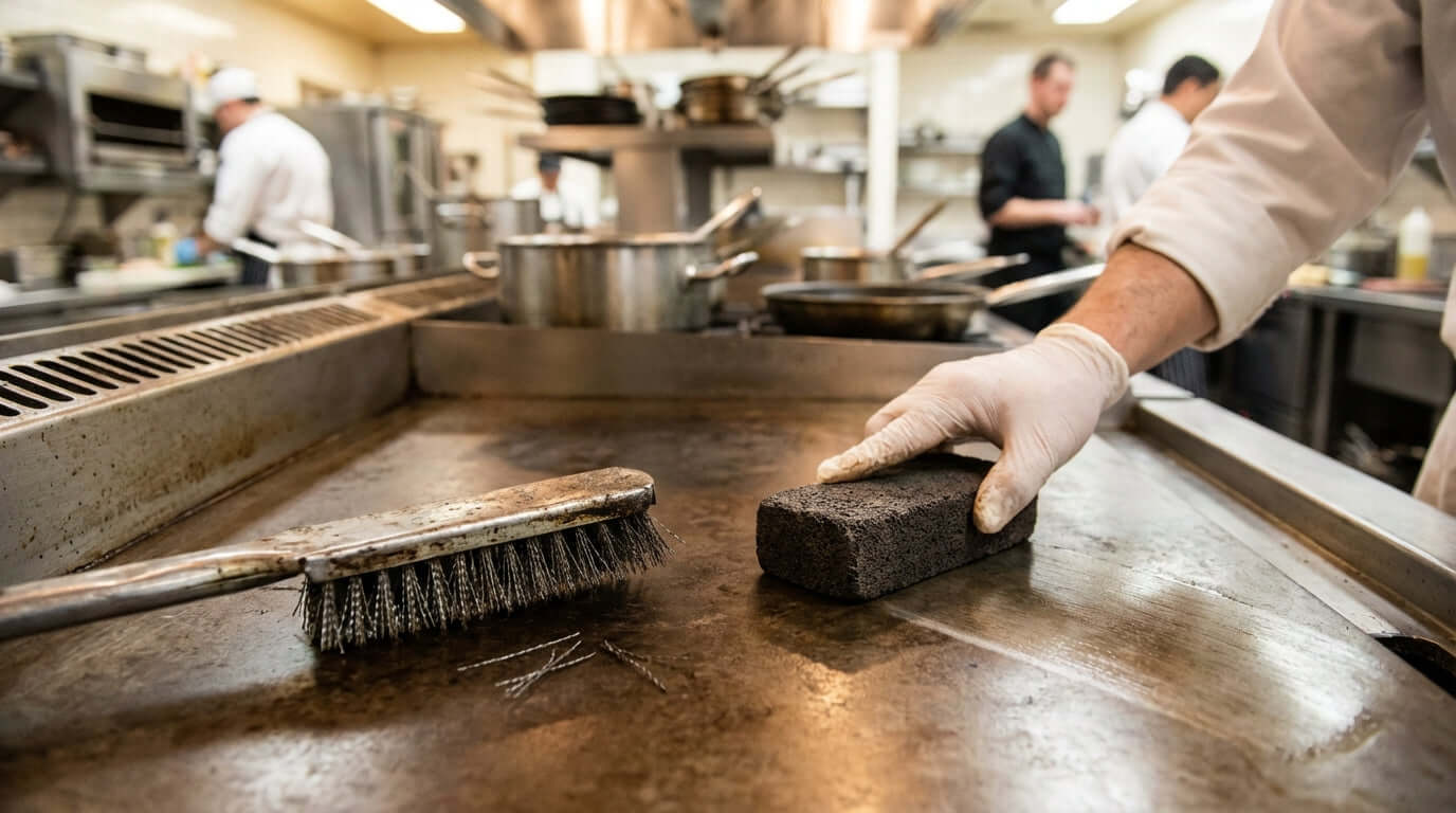 Grill Stone vs. Wire Brush: Why Making the Switch is a Must for Safety and Shine