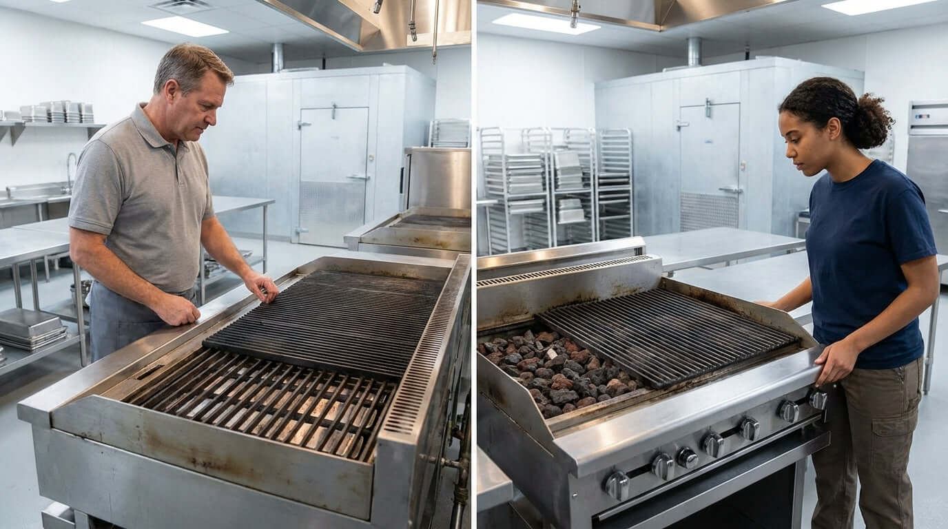 Radiant vs. Lava Rock: Which Commercial Charbroiler is Best for Your Menu?