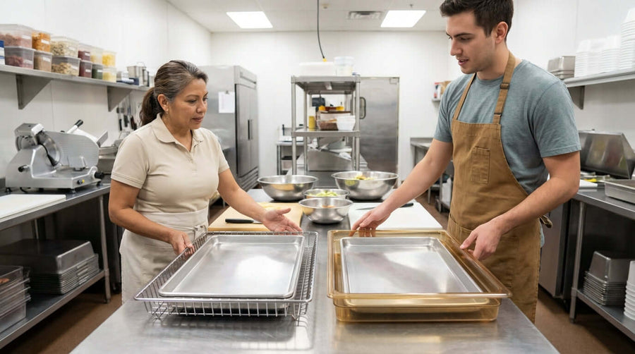 Stainless Steel vs. Polycarbonate Pan Grates: Which is Best for Your Kitchen?