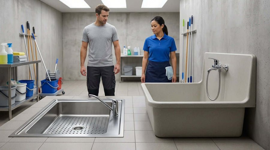 Floor Sinks vs. Mop Basins: Whats the Difference?