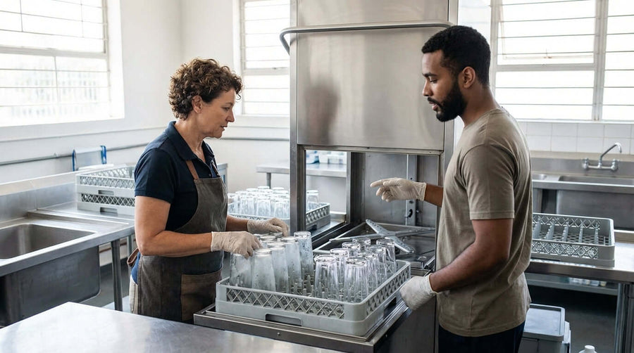 From Cloudy to Crystal Clear: Troubleshooting Common Commercial Dishwasher Problems