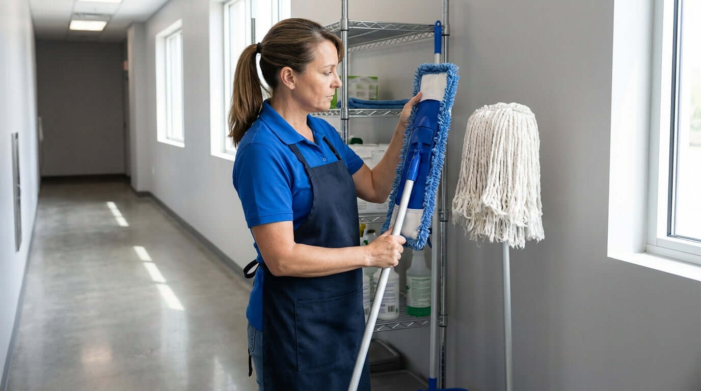 Microfiber vs. Cotton Dust Mops: Which is Best for Commercial Kitchens?